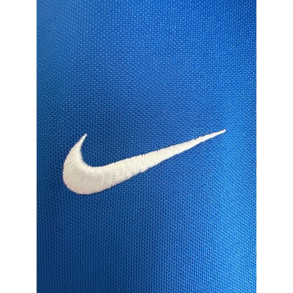 Nike Mens Track Suit Zip Up Jacket Royal Blue Large Athletic Polyester Top N98 - Picture 3 of 11